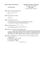 ĐỀ THI HỌC SINH GIỎI TOÁN 8