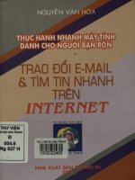 Trao đổi Email và tìm tin nhanh trên Internet - Thực hành nhanh máy tính dành cho người bận rộn