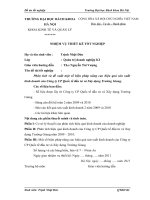 Phân tích và đề xuất một số biện pháp nâng cao hiệu quả sản xuất kinh doanh của Công ty CP Quốc tế đầu tư và Xây dựng Trường Giang