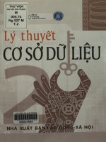 Lý thuyết cơ sở dữ liệu. Tập 2