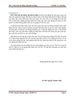 Bài tập lớn Tính toán hệ thống cấp phôi tự động