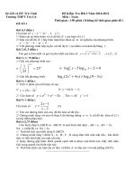 De  thi HK I Toan 12 co dap an