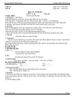 Tuần 24 - Tiết 46. Etilen