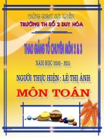 Giao an Toan Lơp 3 Nhân số co 4 chữ số cho số co 1 chữ so