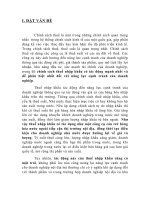 tác động của chính sách thuế nhập khẩu đối với sức cạnh tranh của các doanh nghiệp