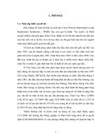 Khảo sát một số chỉ tiêu lâm sàng, huyết học và khả năng sinh sản của đàn nái sinh sản sau khi mắc hội chứng rối loạn hô hấp và sinh sản (porcine reproductive and respiratory syndrome) tại một số trang trại vùng phụ cận hà nội”