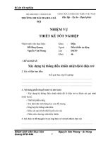 Xây dựng hệ thống điều chỉnh tự động nhiệt độ lò điện trở.