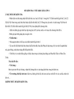 Ma trận đề 11 theo cv mới nhất 2011