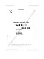 PHƯƠNG PHÁP GIẢI TOÁN VẬT LÍ 11 NÂNG CAO   LÊ VĂN THÔNG
