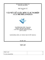vài nét về cuộc đời và sự nghiẹp của michel angelo