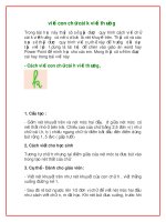 Viết con chữ cái k thường