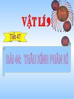 Bài 44: Thấu kính phân kì.