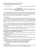 kế hoạch chào mừng 26/3