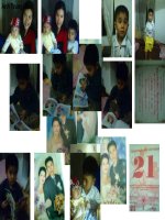 Xin lỗi mọi người đây là ảnh con trai tôi gửi tạm thư viện