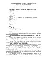 phuong phap xay dung chuong trtinh phat thanh mang non