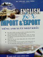 Tiếng Anh xuất nhập khẩu