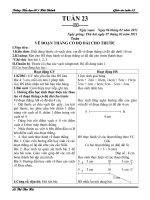 Giáo án lớp 1 tuần 23 -2 Buổi