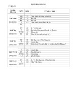 giáo án lớp 3 tuần 25 KNS