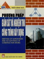 Phương pháp giám sát thi công và nghiệm thu công trình xây dựng