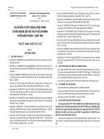 Thuyết minh thiết kế cơ sở dự án tuyế tàu điện ngầm Metro Bến Thành Suối Tiên