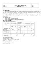 BÀI KIỂM TRA CHƯƠNG III- ĐẠI 7