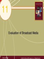 Chapter 11 Evaluation of Broadcast Media