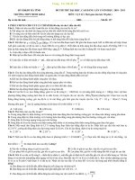 Đe thi thu dai hoc dot 1 nam 2011 mon vat ly