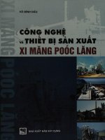 Công nghệ và thiết bị sản xuất xi măng poóc lăng
