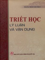Triết học - Lý luận và Vận dụng