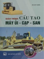 Giáo trình Cấu tạo Máy ủi - Cạp - San