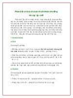 Phân biệt chữ và chữ cái khi dạy tập viêt