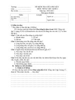 Đề Kiểm tra giữa kỳ II_Tiếng Việt lớp 2_3