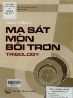 Giáo trình Ma sát, mòn, bôi trơn (Tribology)