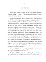 Đánh giá gánh nặng tử vong do tai nạn thương tích thông qua số năm sống tiềm tàng bị mất đi do chết sớm tại tỉnh Điện Biên trong giai đoạn 2005 - 2008