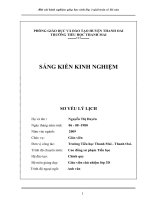 SKKN Một vài kinh nghiệm giúp học sinh lớp 3 giải toán có lời văn