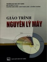 Giáo trình Nguyên lý máy