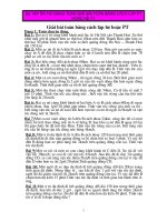 ôn tập các bài toán lập hệ pt