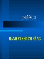 TÀI LIỆU HÀNH VI KHÁCH HÀNG