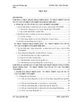 “Hoạt động đầu  tư phát triển tại cô ng ty vận tải biển VINASHIP thực trạng và giải pháp