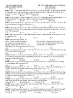 DTTlần 1 năm 2011 DHSPHà Nội có ĐA