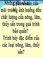 Bảo quản hạt, củ làm giống