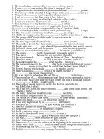 bài tập ôn thi học sinh giỏi tiếng anh lớp 9