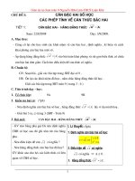 giao an tu chon toan 9 nam 2011