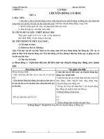 giáo án  lí 8 năm 2010-2011