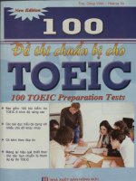 100 đề thi chuẩn bị cho TOEIC