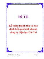 kế toán kinh doanh và xác định kiết quả kinh doanh điẹn lực củ chi