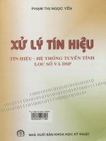 Xử lý tín hiệu - Tín hiệu - hệ thống tuyến tính lọc số và DSP