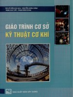 Giáo trình Cơ sở kỹ thuật cơ khí