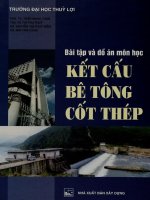 Bài tập và đồ án môn học Kết cấu bê tông cốt thép