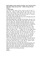 Kinh nghiệm rèn học sinh học tốt dạng  toán Tìm hai số khi biết tổng và hiệu của hai số đó” – Khối 4 trường TH Thị Trấn A.